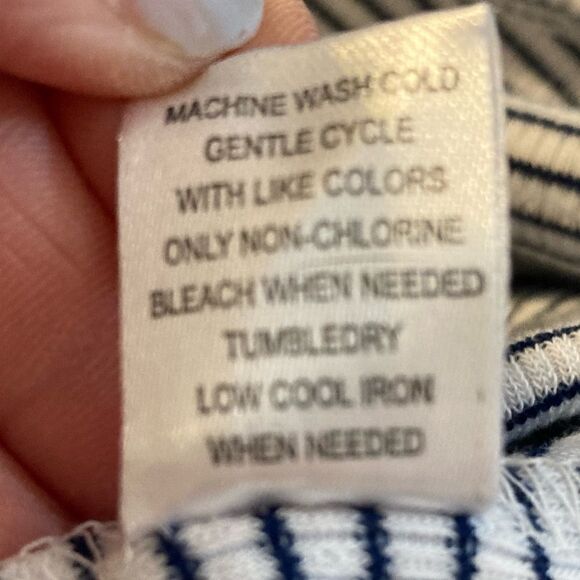 PacSun Tube Top | M | Blue & White Stripes - Picture 9 of 9